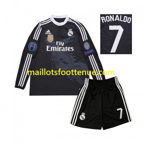 Maillot/Tenue Real Madrid Cristiano Ronaldo 7 2014 Retro Enfant Troisieme Manche Longue Maillot/Tenue Real Madrid Cristiano Ronaldo 7 2014 Retro Enfant Troisieme Manche Longue